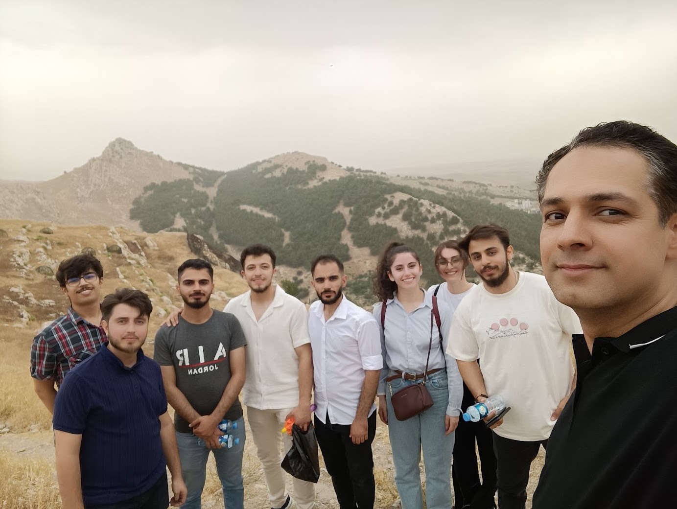Students exploring the historic sites and ancient architecture of Akre