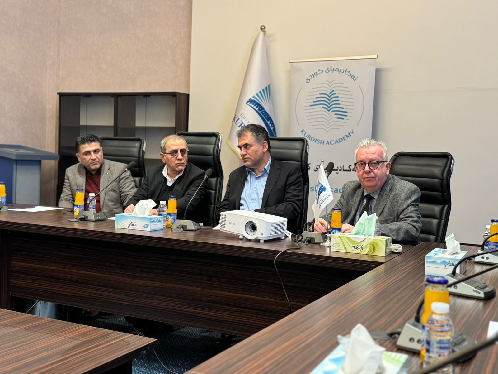 Historic MOU signing ceremony between UKH-AIIC and Kurdish Academy