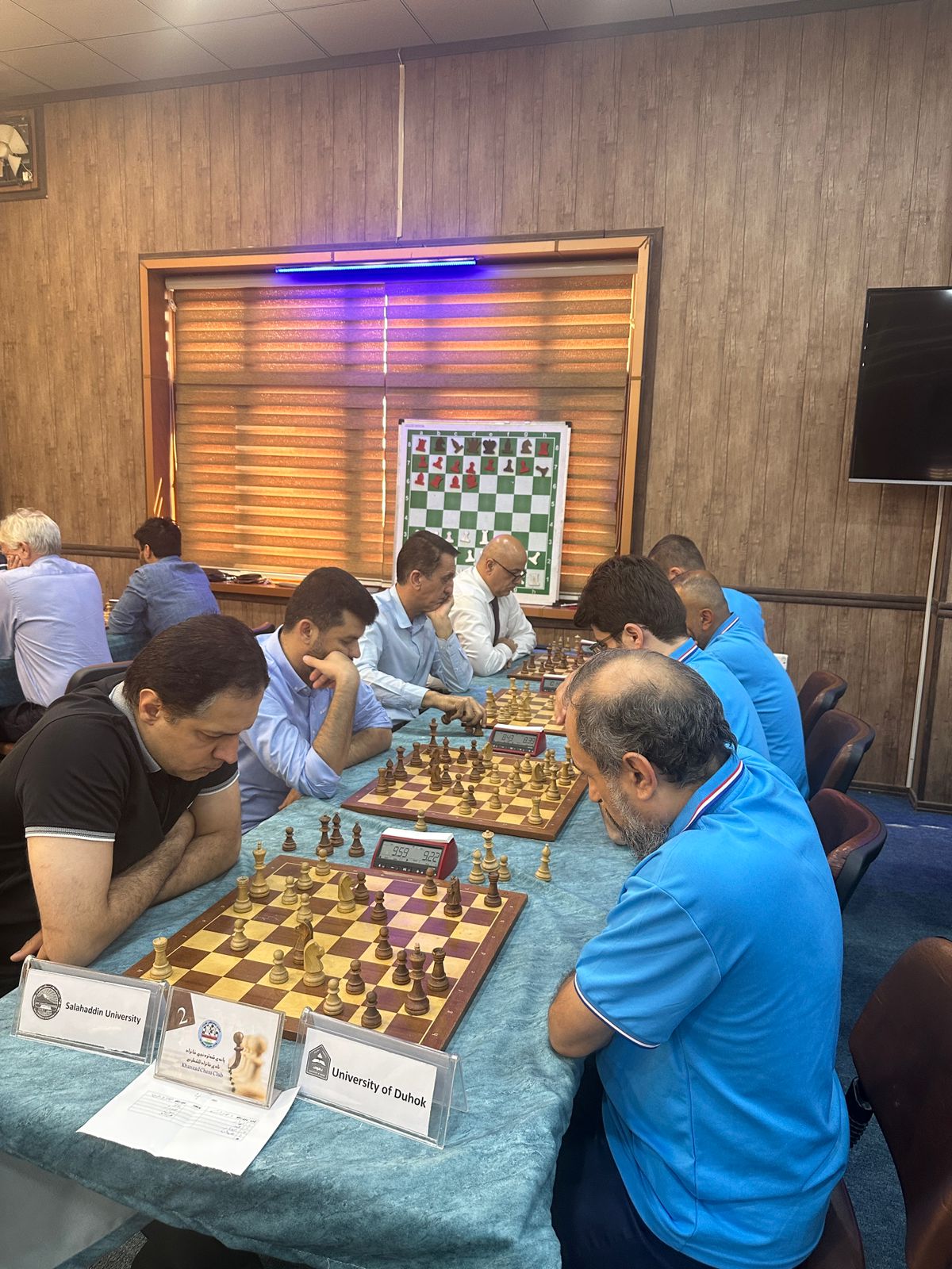 In the middle of the game against University of Duhok
