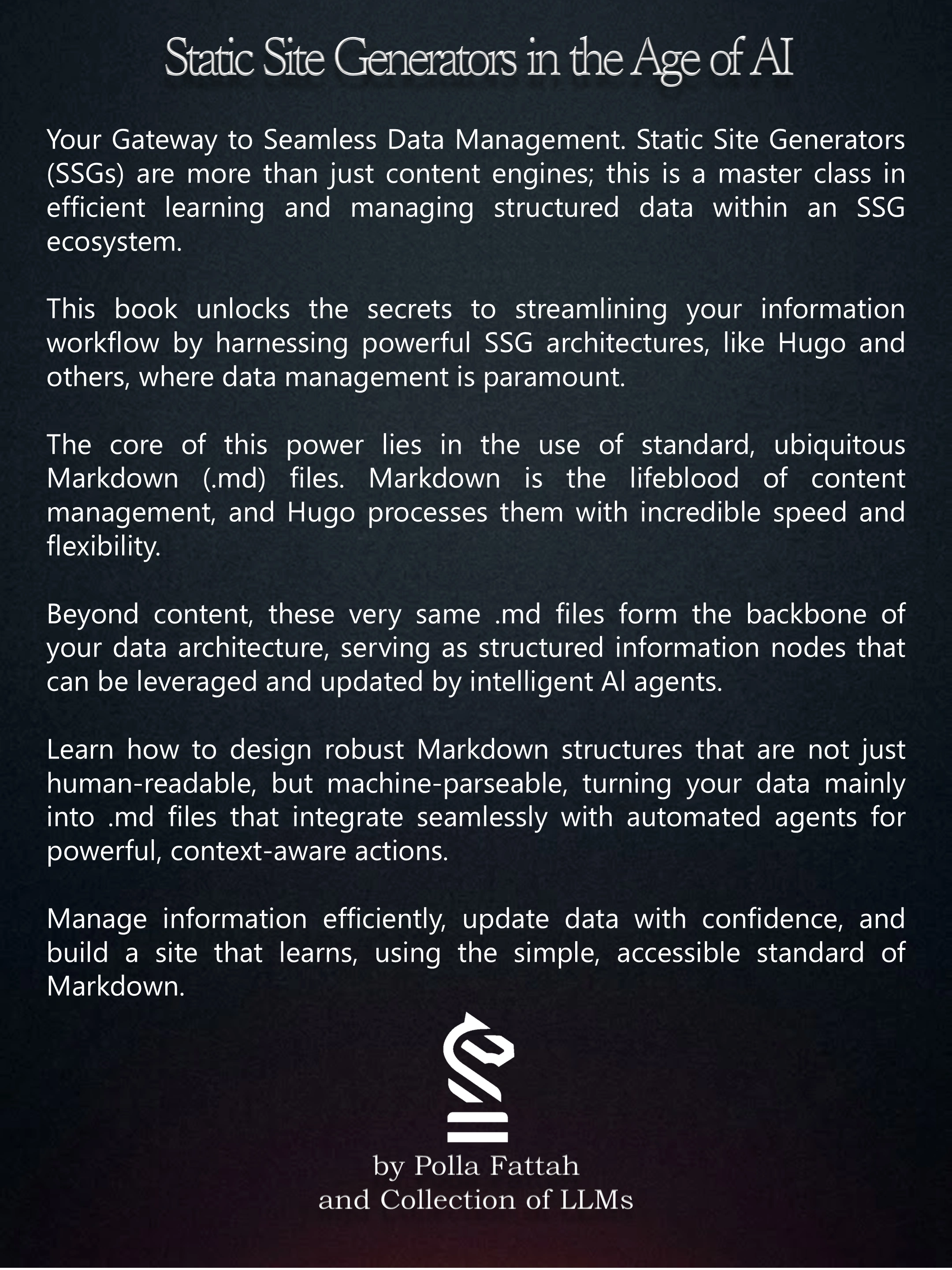Static Site Generators in the Age of AI - Back Cover